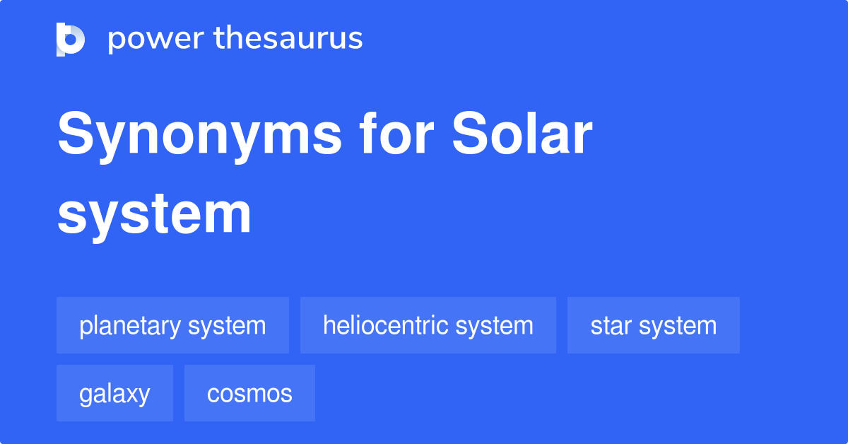 solar system synonym