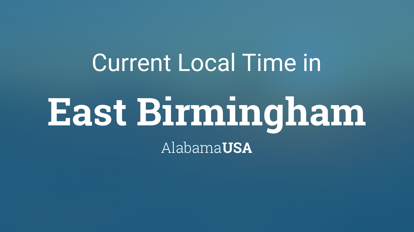 local time alabama birmingham