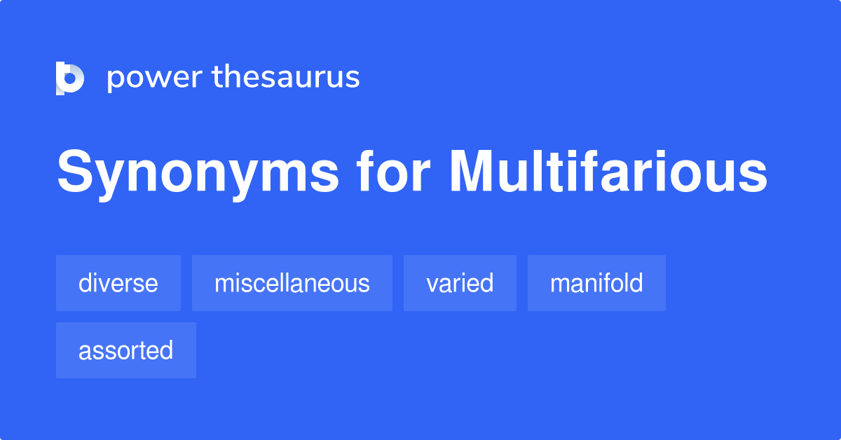 multifarious synonym