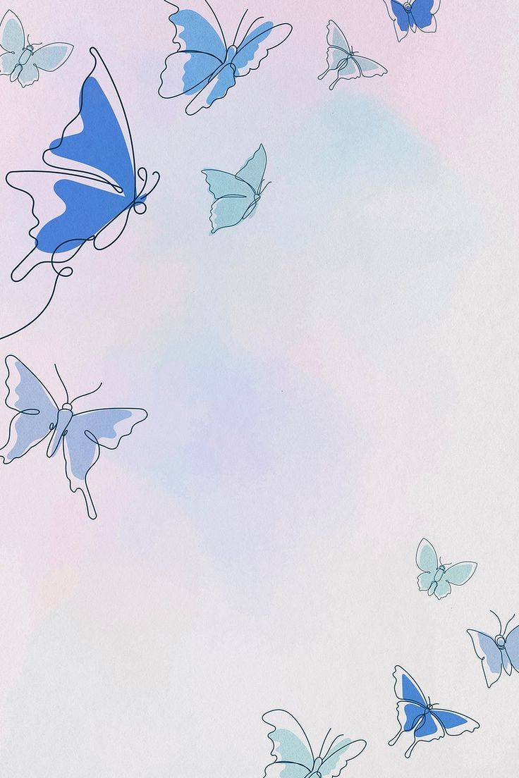 border butterfly background design