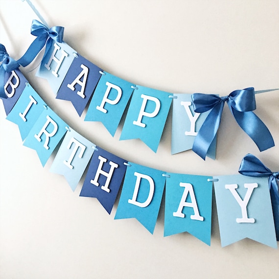 birthday banner for baby boy