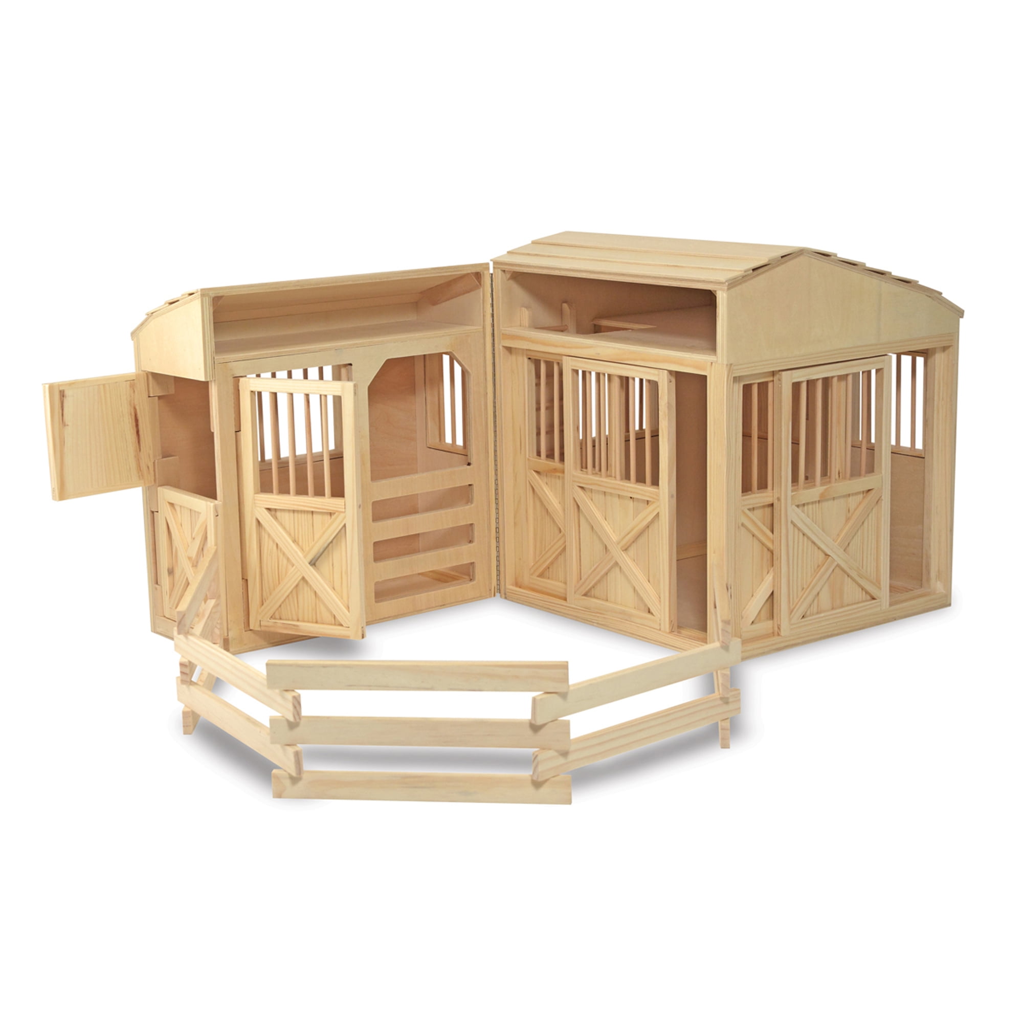 melissa and doug horse stable