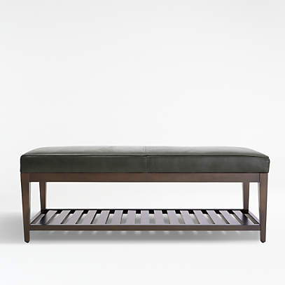 crate and barrel bench