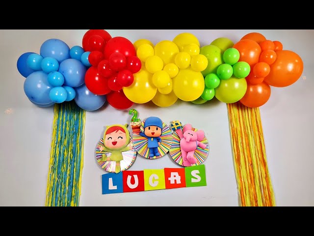 decoracion de globos de pocoyo