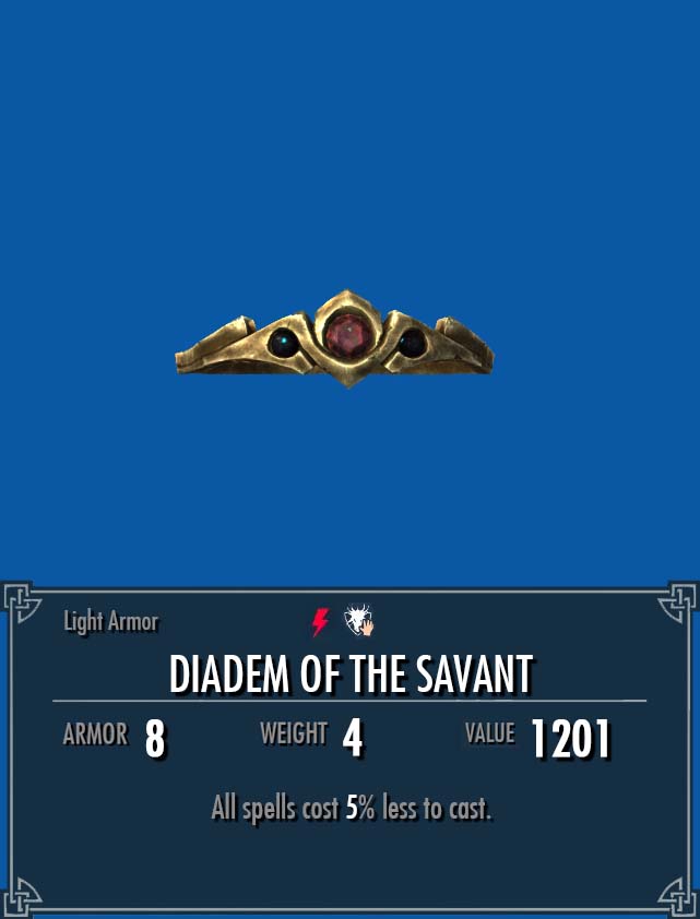 diadem of the savant