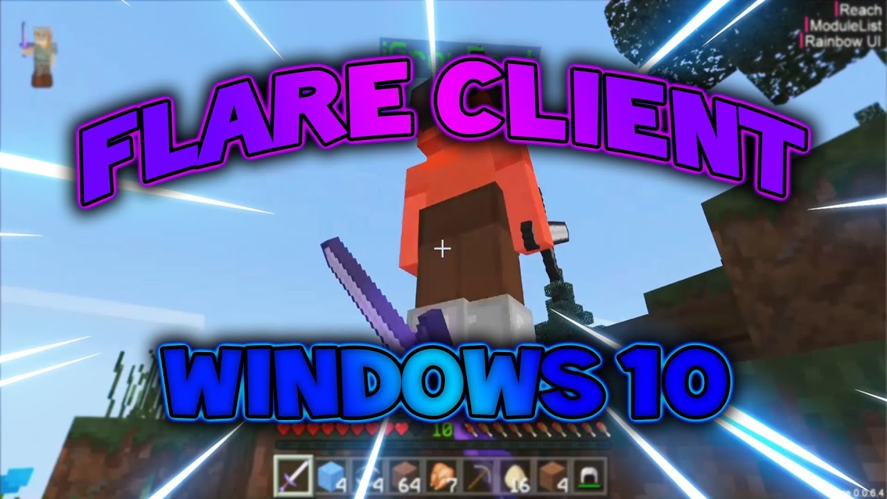 minecraft flare hacked client