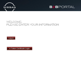 nissan b2b portal