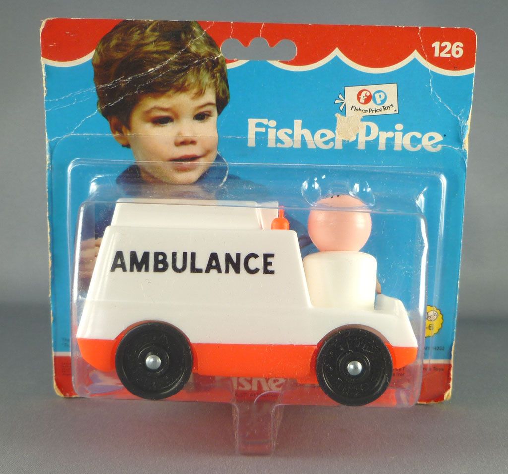 vintage fisher price ambulance