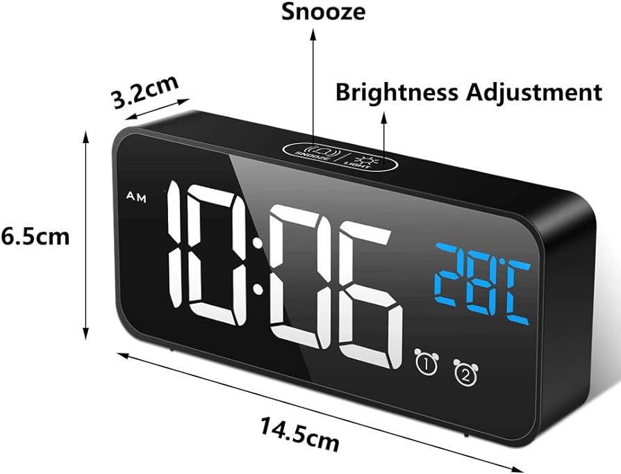 alarm clock led light