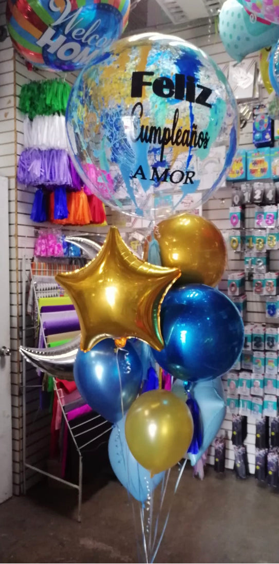 arreglos de globos para cumpleaños