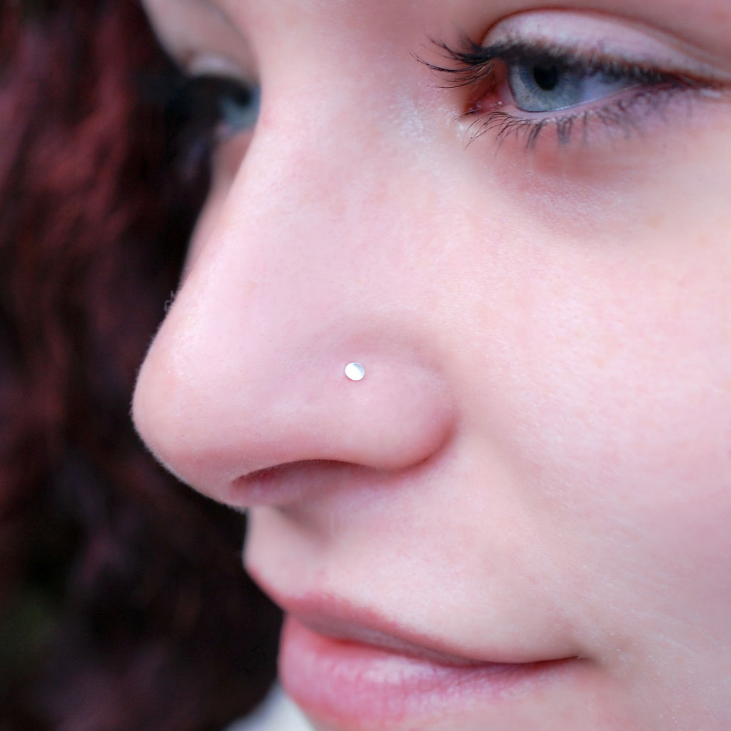 small nose piercing