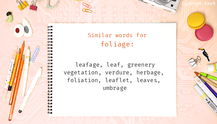 foliage synonym