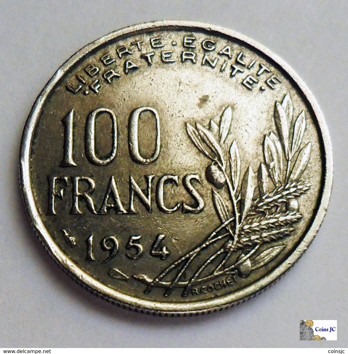 piece 100 francs 1954