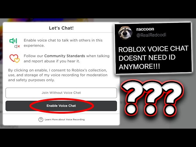 how to get roblox voice chat without id