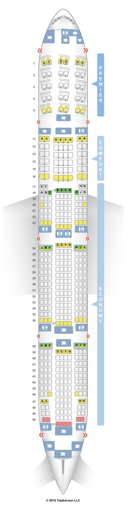 seating on a boeing 777-300er