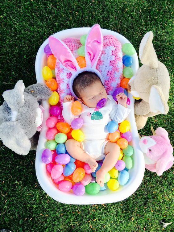 newborn easter photo ideas