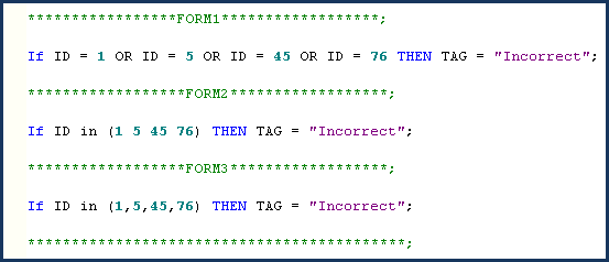 if then statements in sas