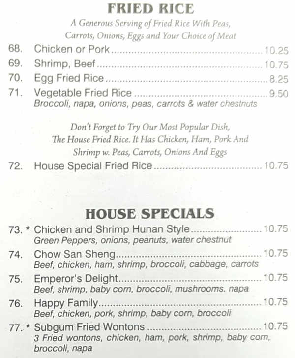 jade china conway ar menu