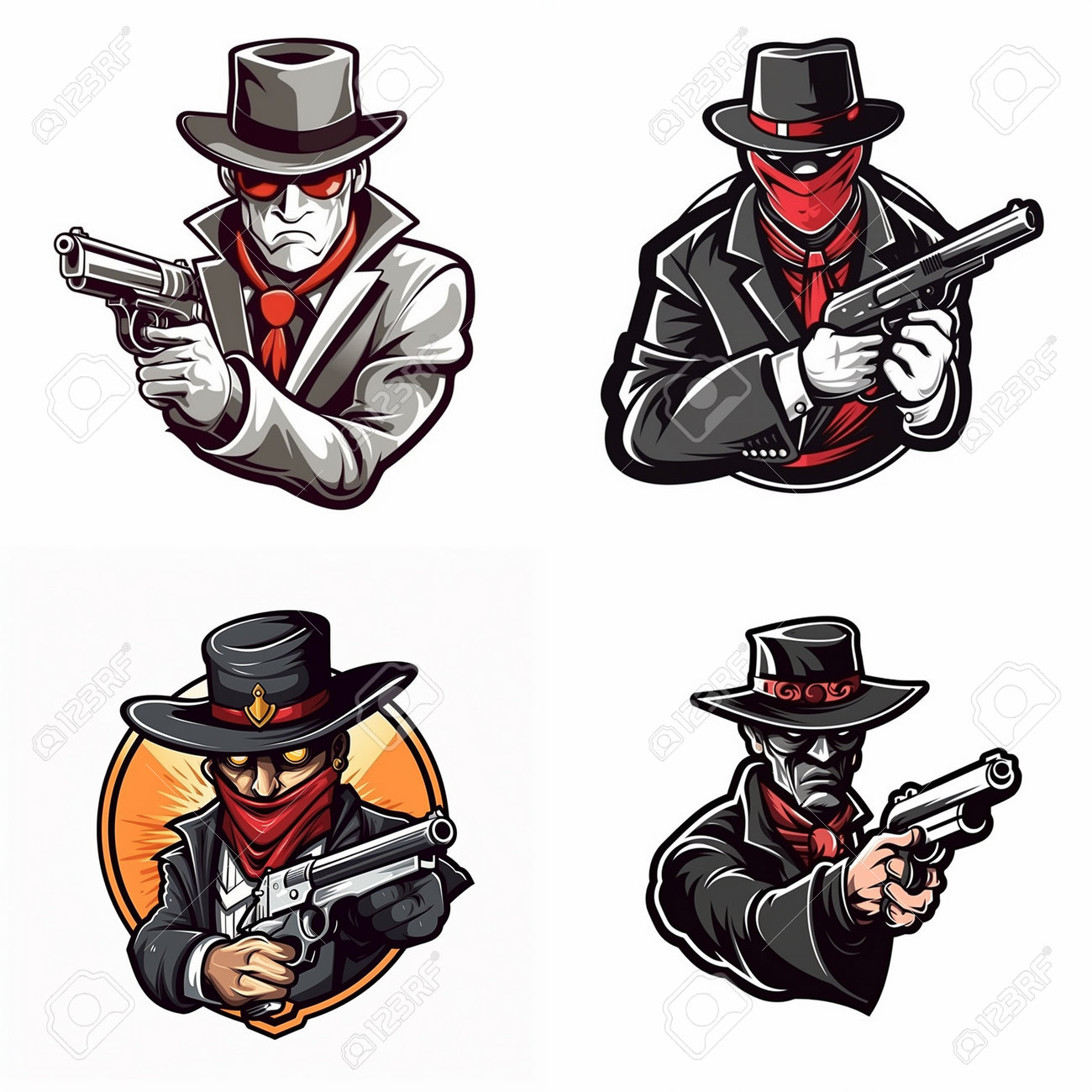 dibujos gangster