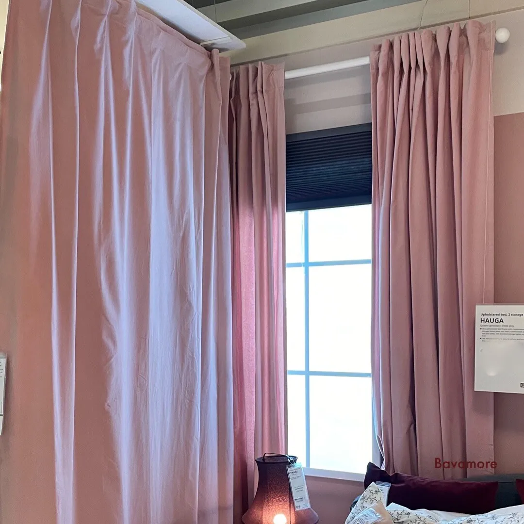 ikea drapes velvet