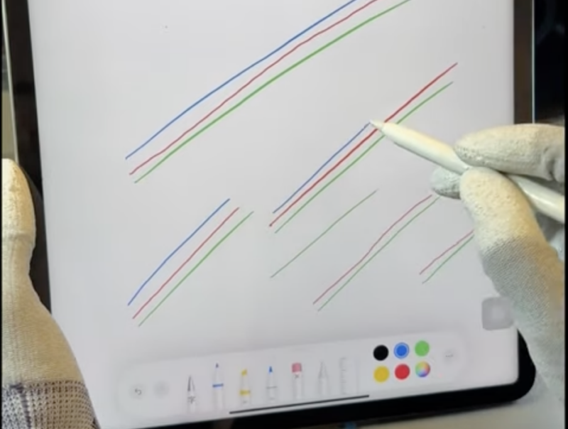 apple pencil only works at certain angles