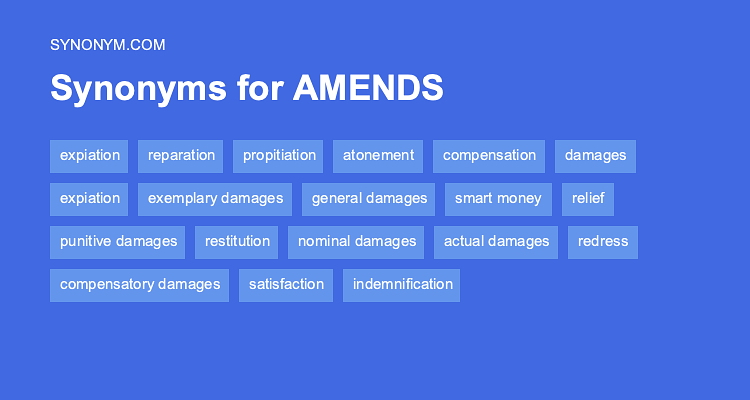 amend synonym