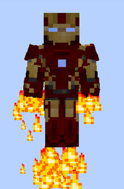 minecraft legends iron man