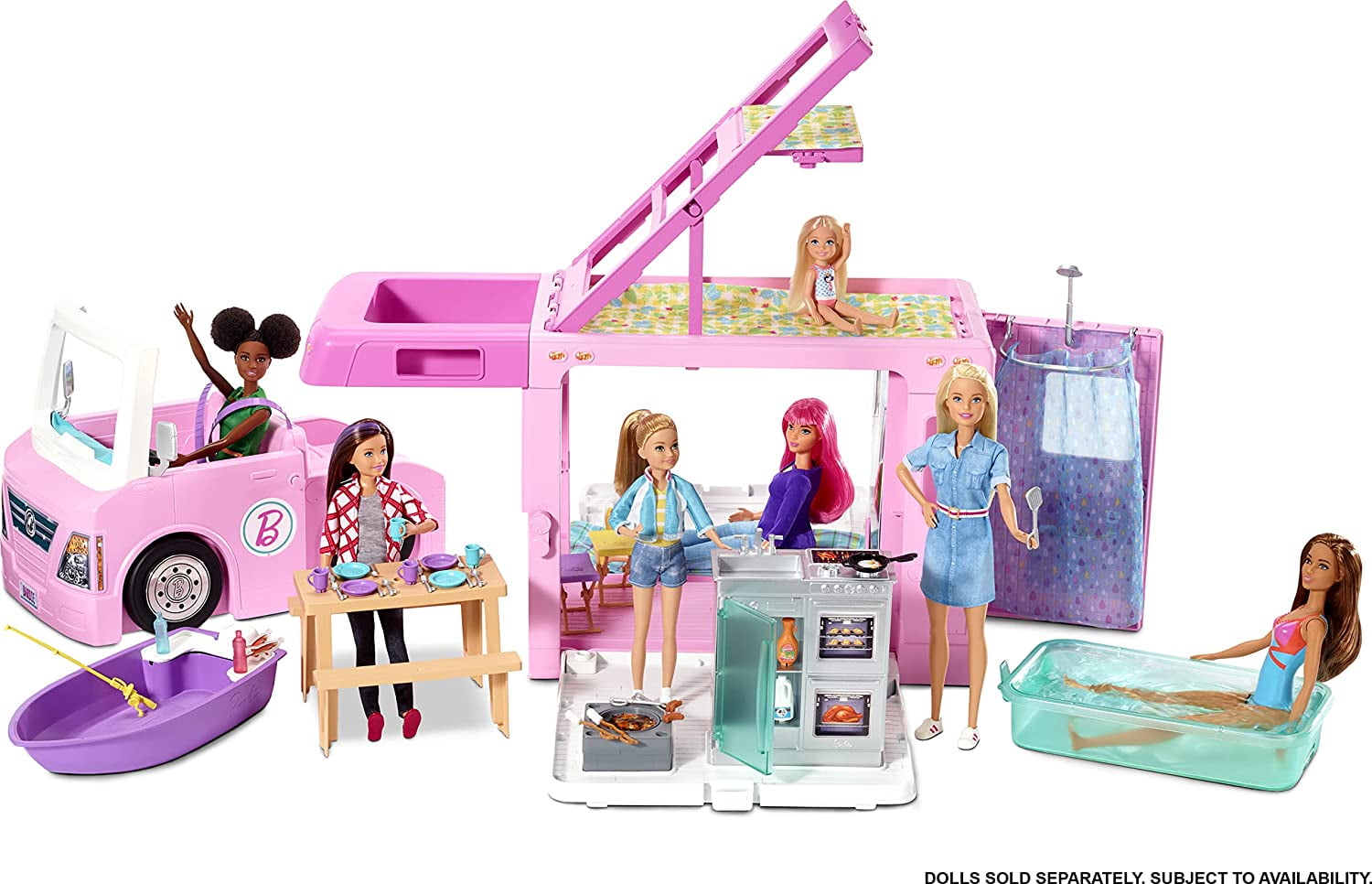 barbie 3 in 1 dream camper