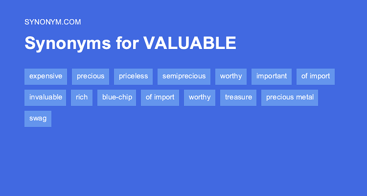 synonym for valuable