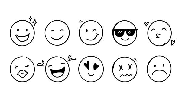 happy face drawing