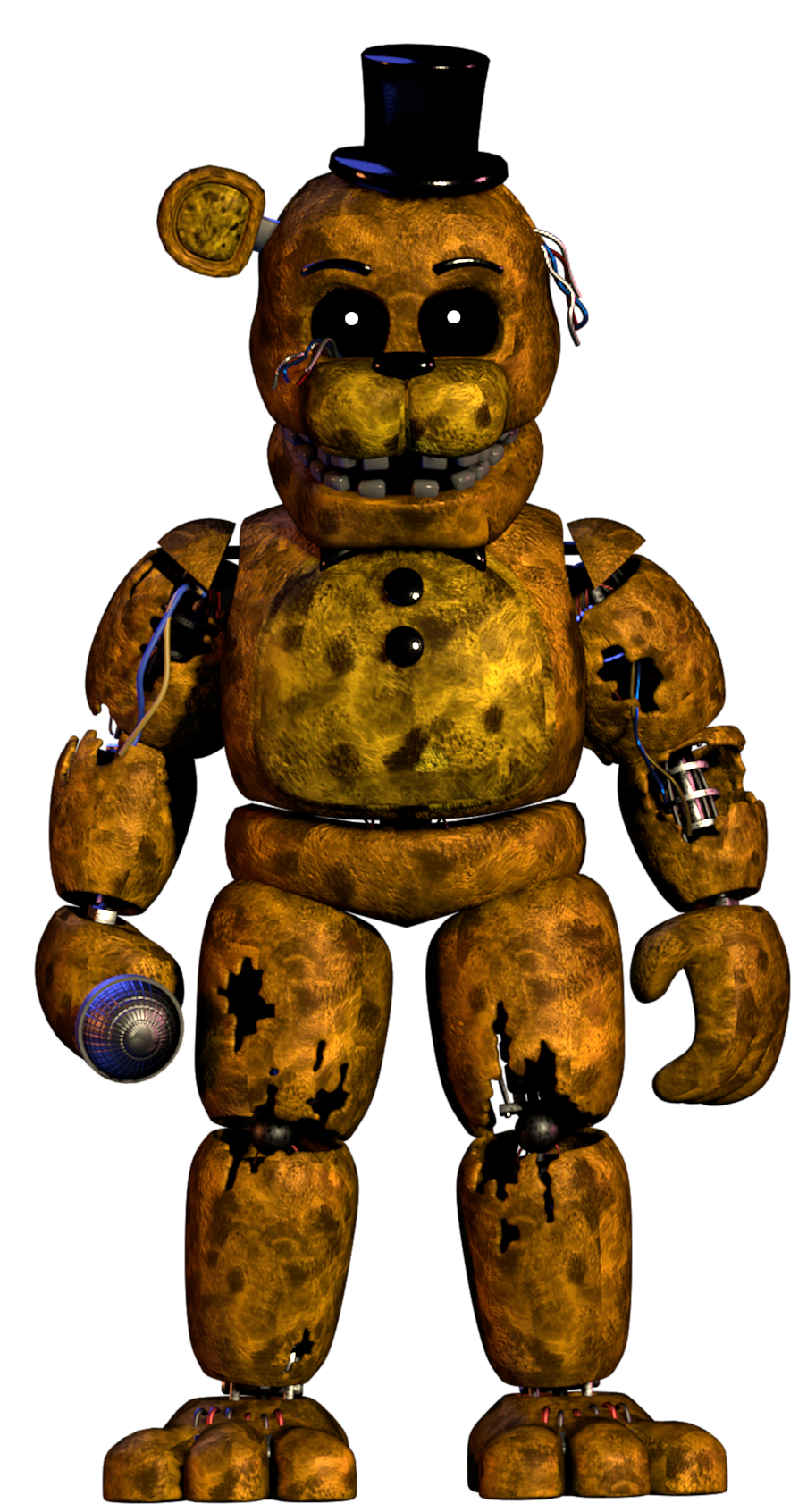 whitered golden freddy