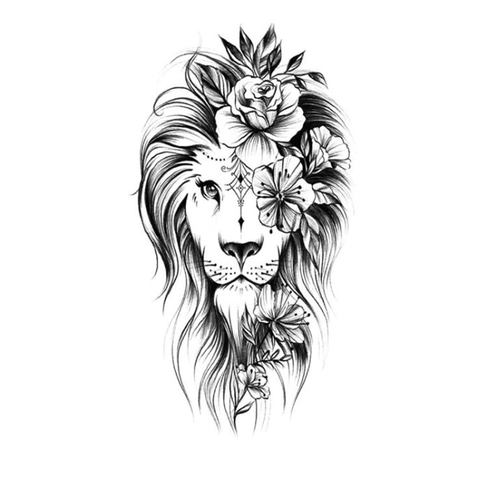 lion tattoos for women