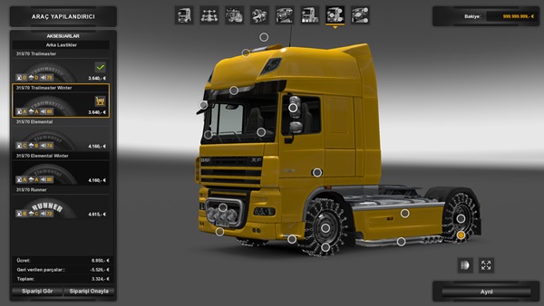 ets 2 kış lastiği modu