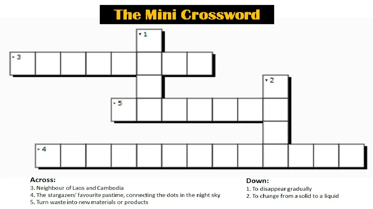 solid crossword clue 5 letters