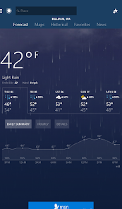 msn weather maps