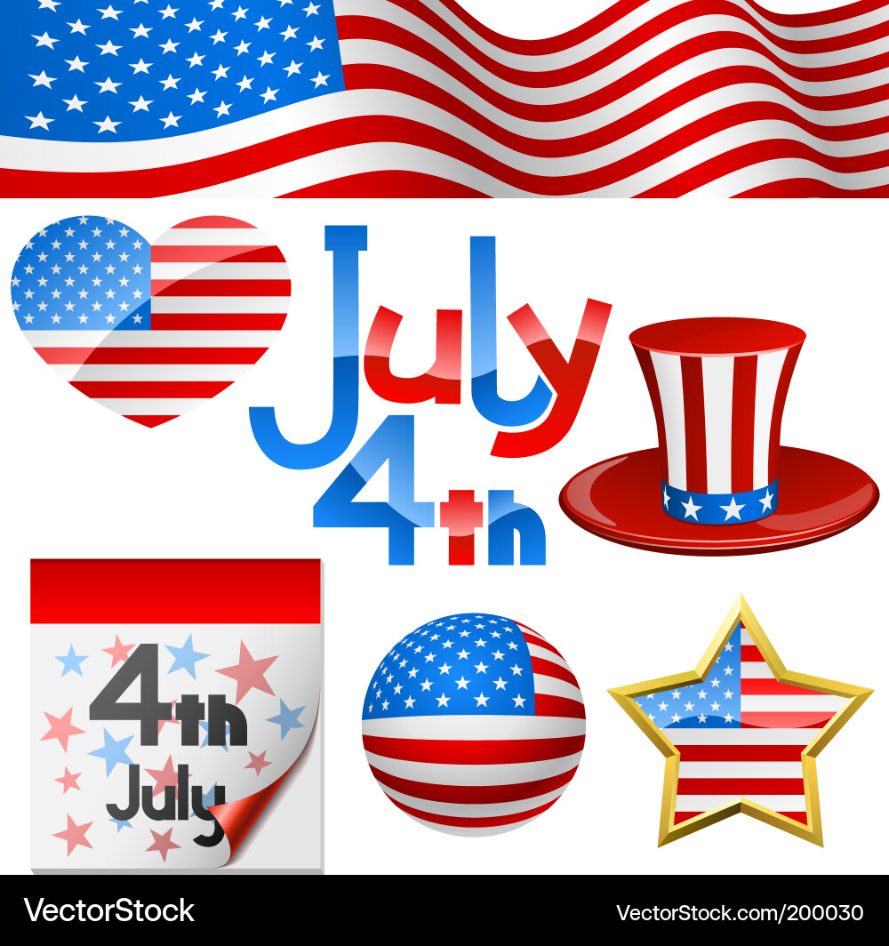 4th of july symbols