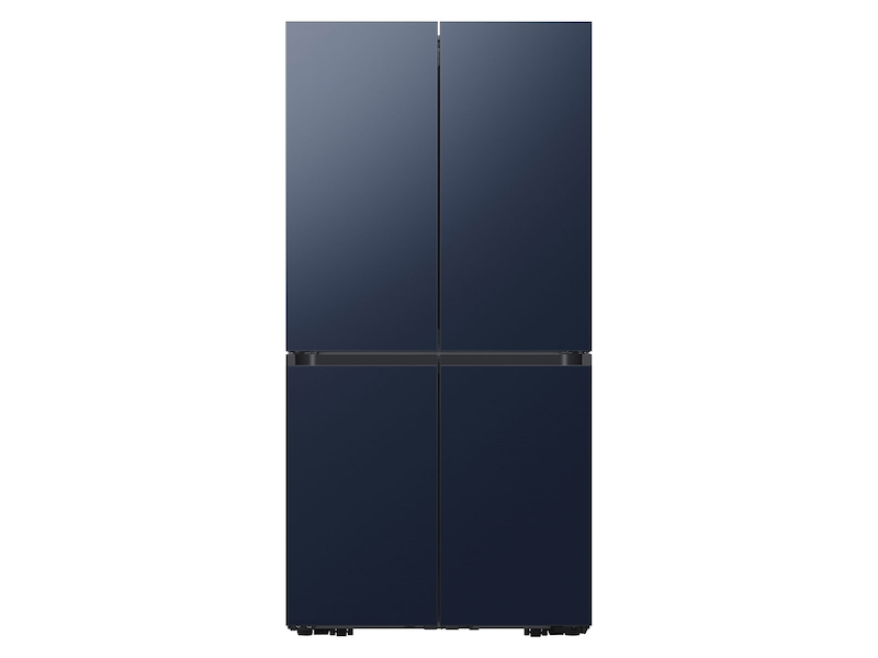 navy steel refrigerator
