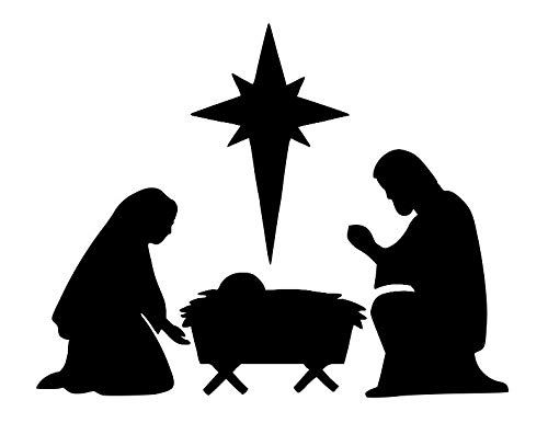 silhouette nativity images