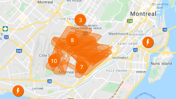 power outage lachine