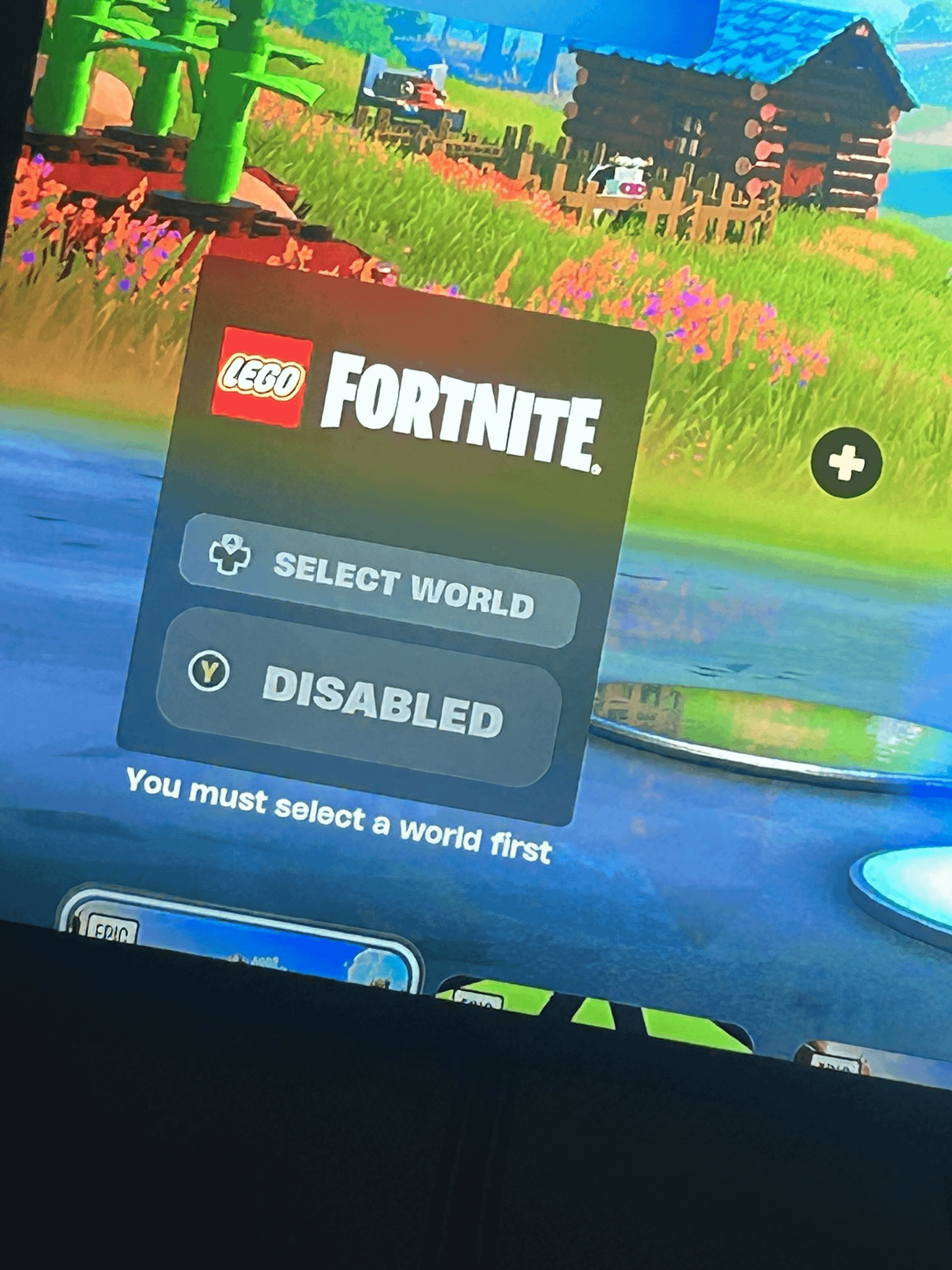 why is lego fortnite disabled