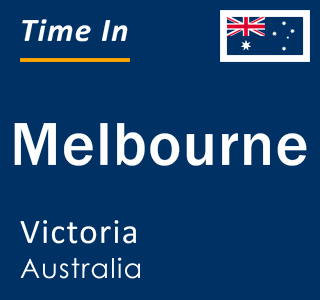 exact time melbourne australia