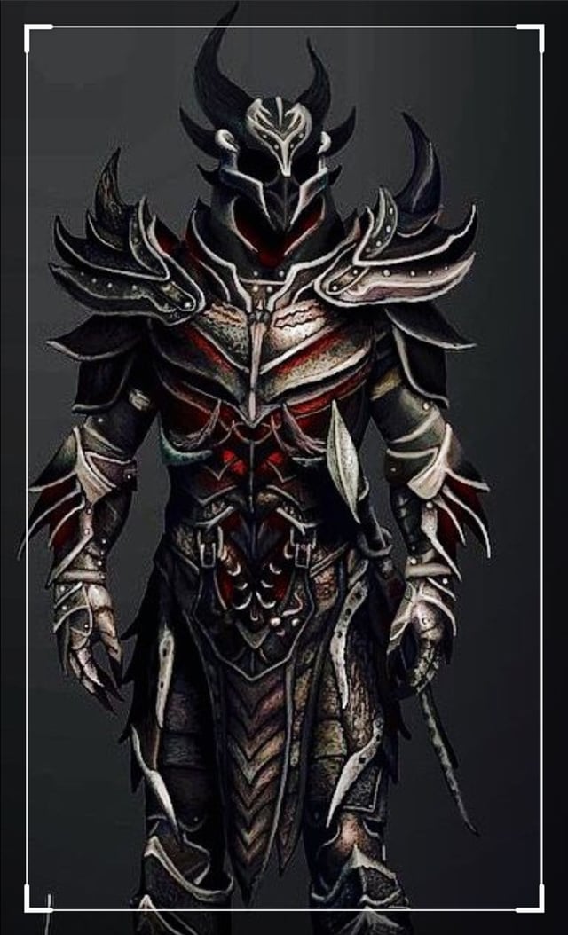 daedric armour skyrim