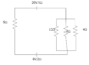 a 20v battery with an internal resistance