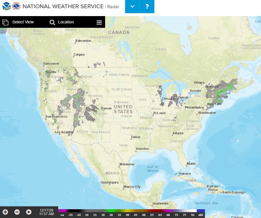 weather radar national map