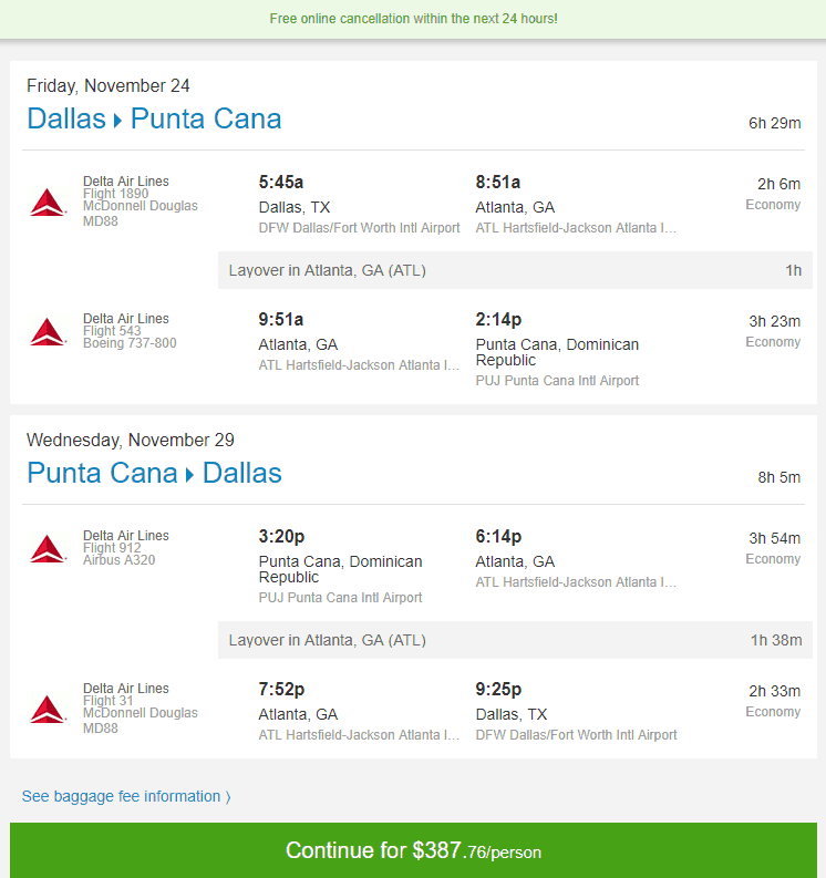 flight tickets to dominican republic