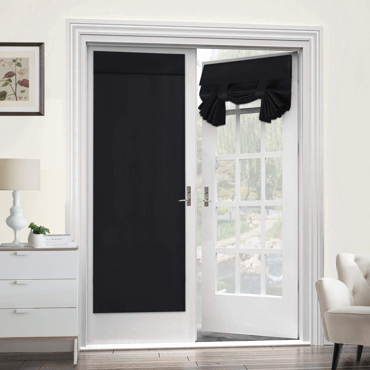 blackout shade for french door