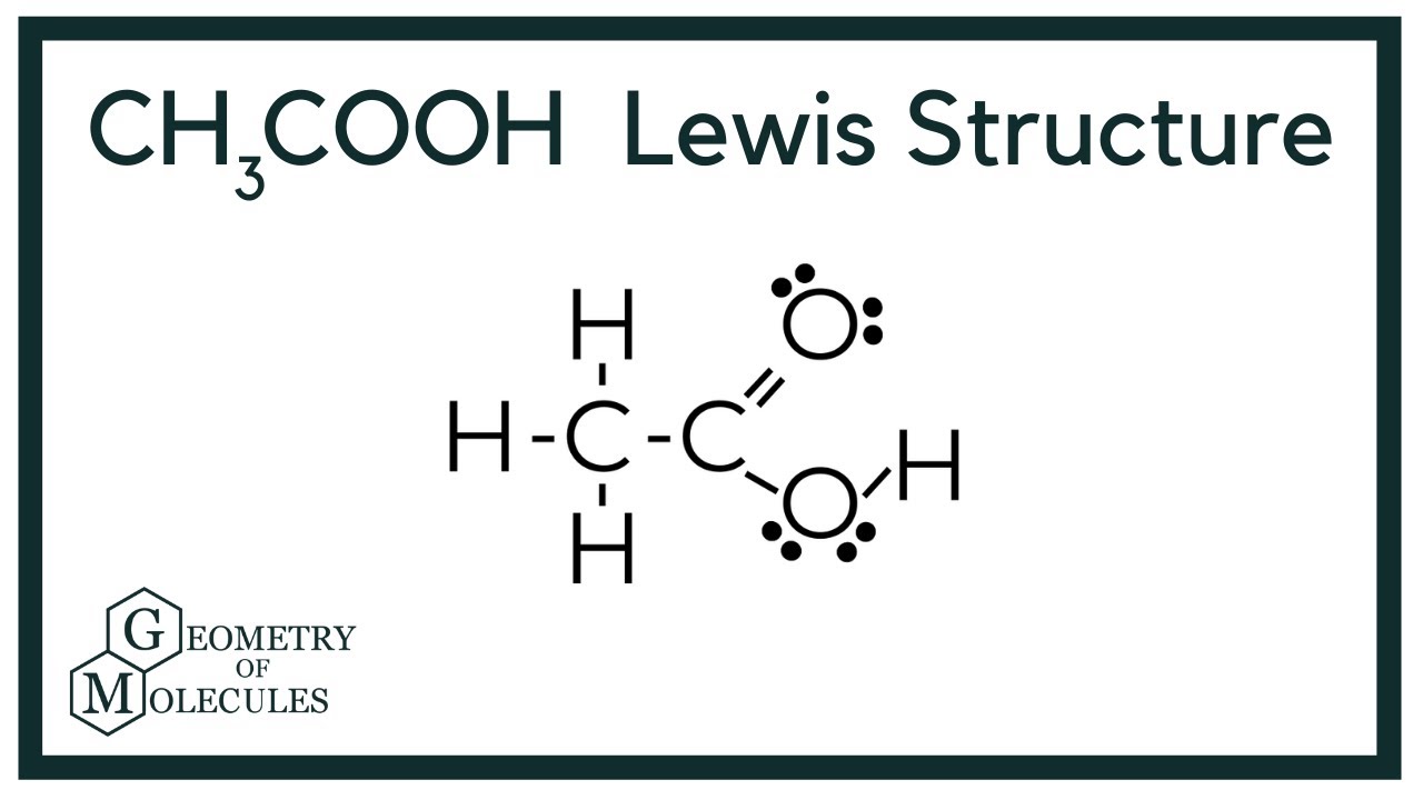acetic acid lewis dot structure