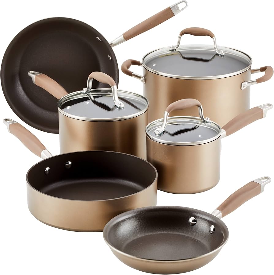 anolon advanced 8 piece cookware set