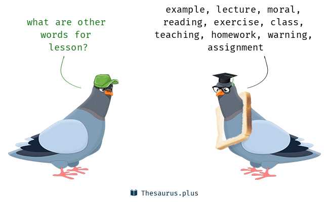 lesson thesaurus