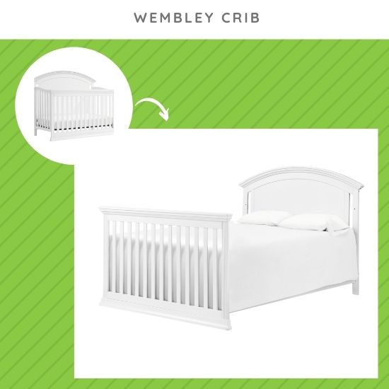 million dollar baby crib conversion kit